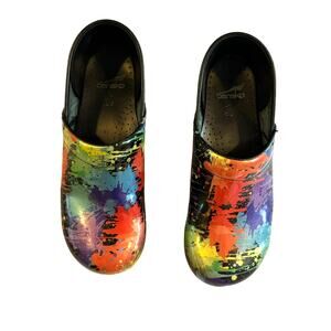 Dansko Paint Splatter 41 Clogs